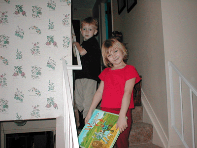 Amanda & her brother Steven on March 25, 2002